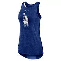 MLB Nike Los Angeles Dodgers Logo Fade High Neck Performance Tank Top