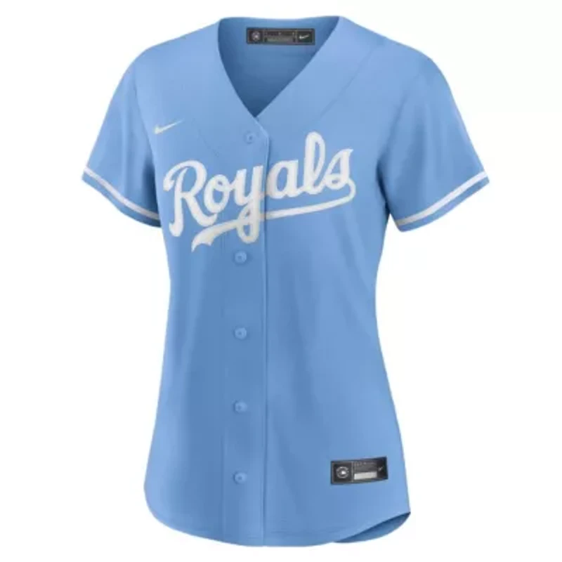 MLB Nike Light Kansas City Royals Alternate Replica Team Logo Jersey