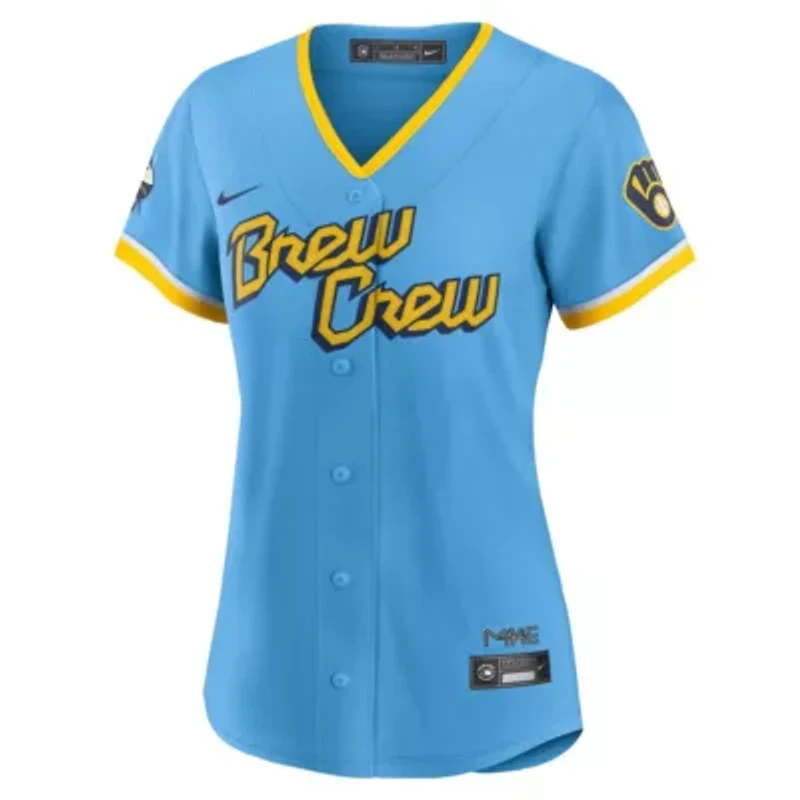 MLB Nike Powder Milwaukee Brewers City Connect Replica Team Jersey