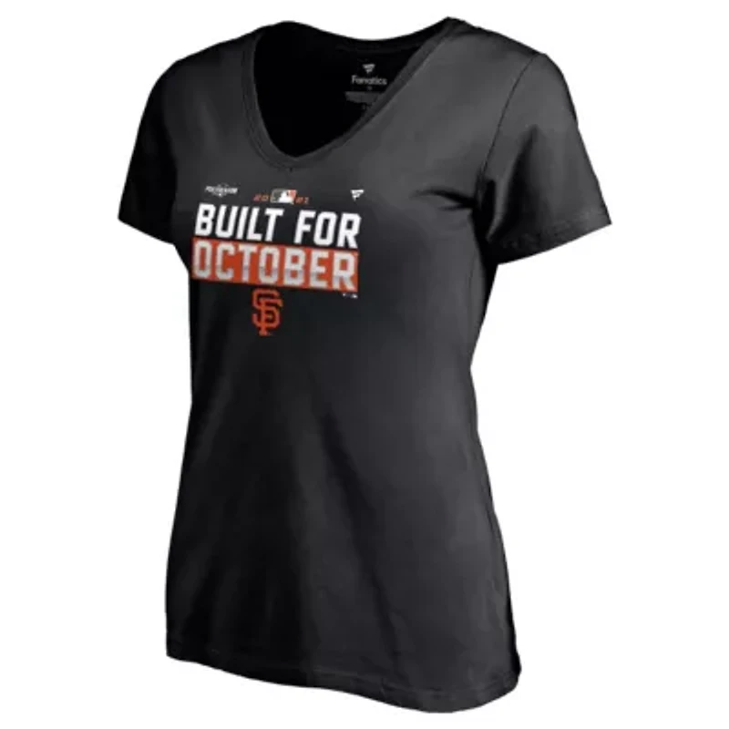MLB Fanatics San Francisco Giants 2021 season Locker Room V-Neck T-Shirt