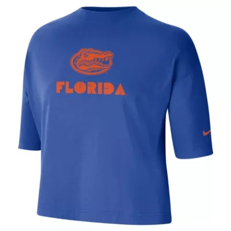 NCAA Nike Florida Gators Crop Performance T-Shirt