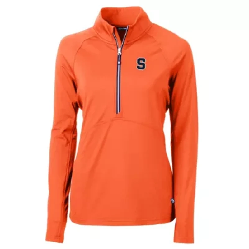 Syracuse Orange NCAA Adapt Eco Knit Half-Zip Pullover Jacket