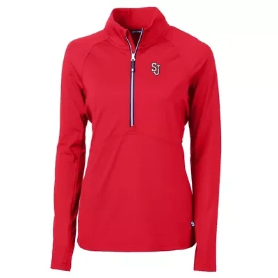 St. John's Red Storm NCAA Adapt Eco Knit Half-Zip Pullover Jacket