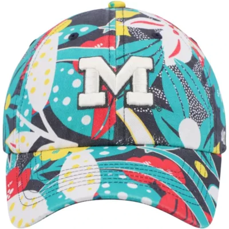 NCAA Michigan Wolverines Plumeria Clean Up Adjustable Hat