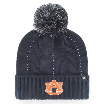 NCAA Auburn Tigers Bauble Cuffed Knit Hat with Pom