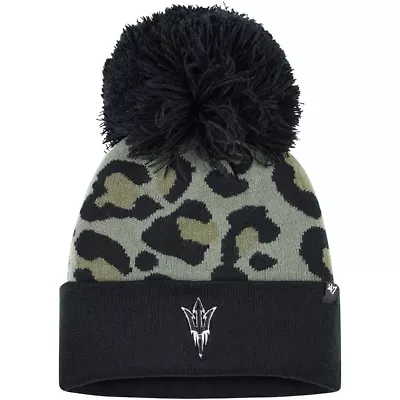 NCAA Hunter Arizona State Sun Devils Bagheera Cuffed Knit Hat with Pom