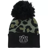 NCAA Hunter Auburn Tigers Bagheera Cuffed Knit Hat with Pom