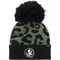 NCAA Hunter Florida State Seminoles Bagheera Cuffed Knit Hat with Pom