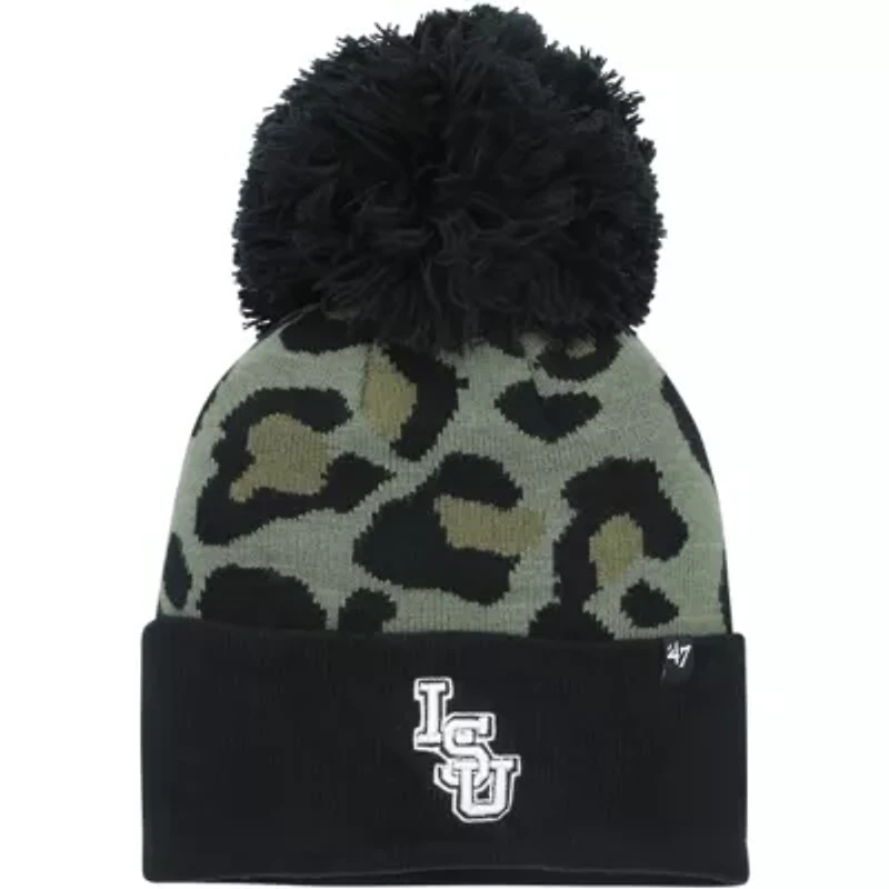 NCAA LSU Tigers Bagheera Cuffed Knit Hat with Pom