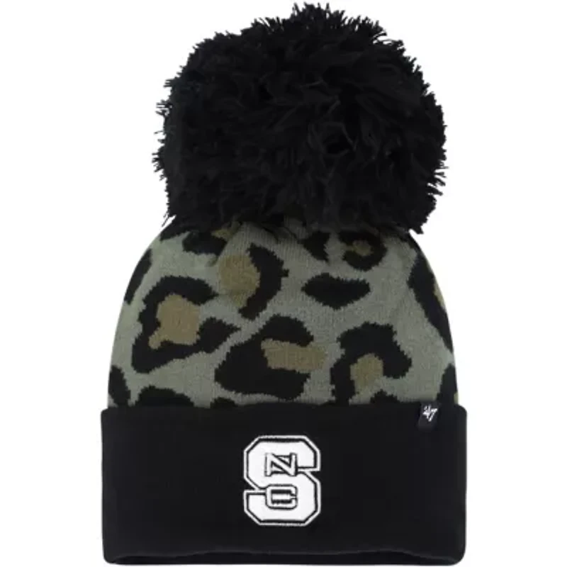 NCAA Hunter NC State Wolfpack Bagheera Cuffed Knit Hat with Pom