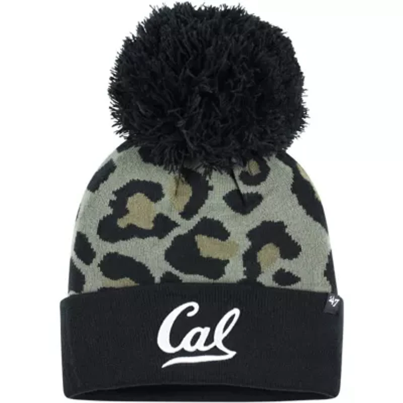 California Golden Bears NCAA Hunter Cal Bears Bagheera Cuffed Knit Hat with Pom