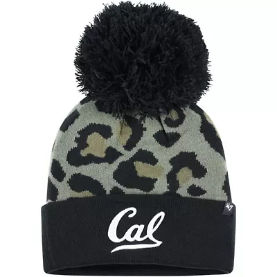 California Golden Bears NCAA Hunter Cal Bears Bagheera Cuffed Knit Hat with Pom