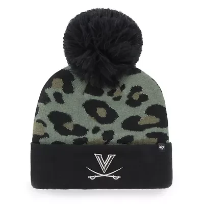 NCAA Hunter Virginia Cavaliers Bagheera Cuffed Knit Hat with Pom