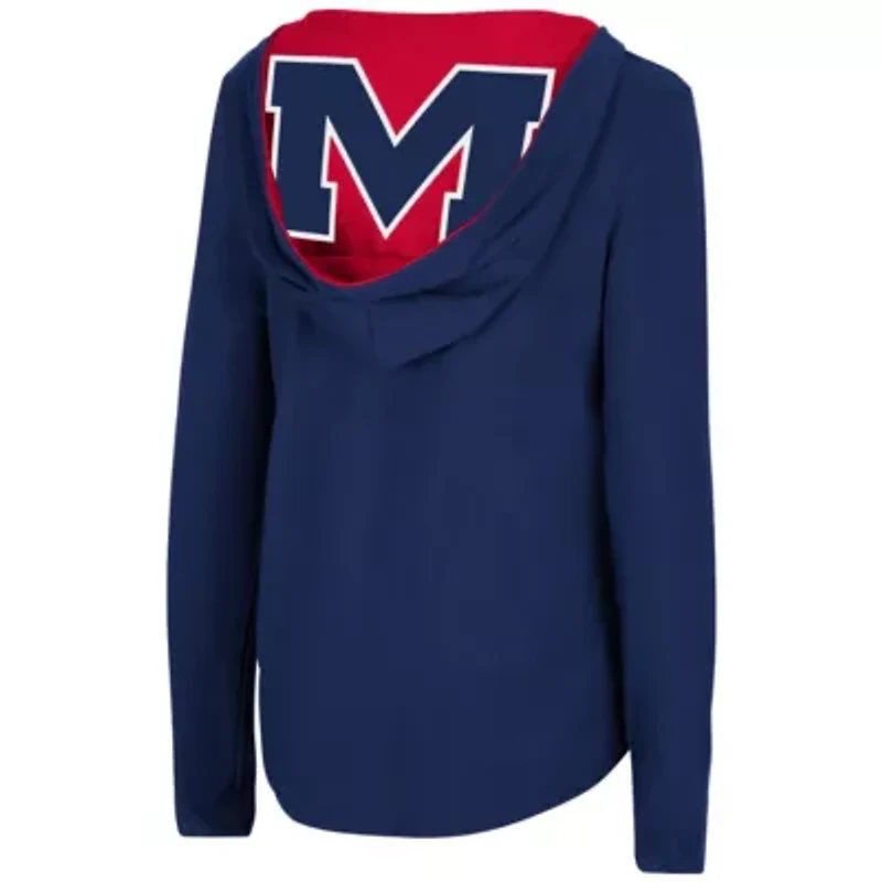 NCAA Ole Miss Rebels Catalina Hoodie Long Sleeve T-Shirt