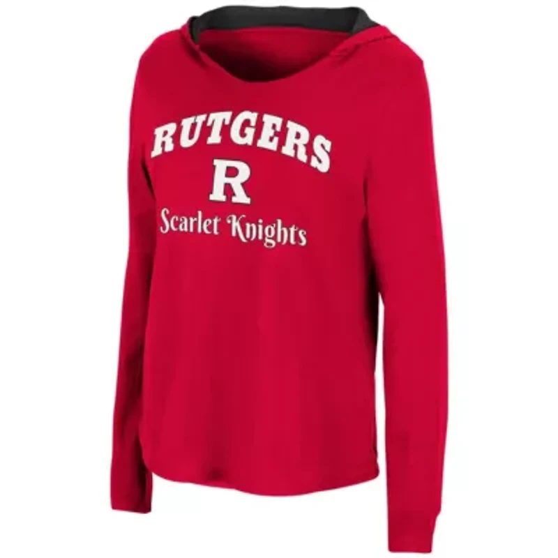 Rutgers Scarlet Knights NCAA Catalina Hoodie Long Sleeve T-Shirt