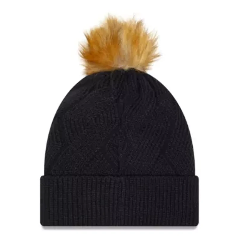 Boston Red Sox MLB Boston Sox Snowy Cuffed Knit Hat with Pom