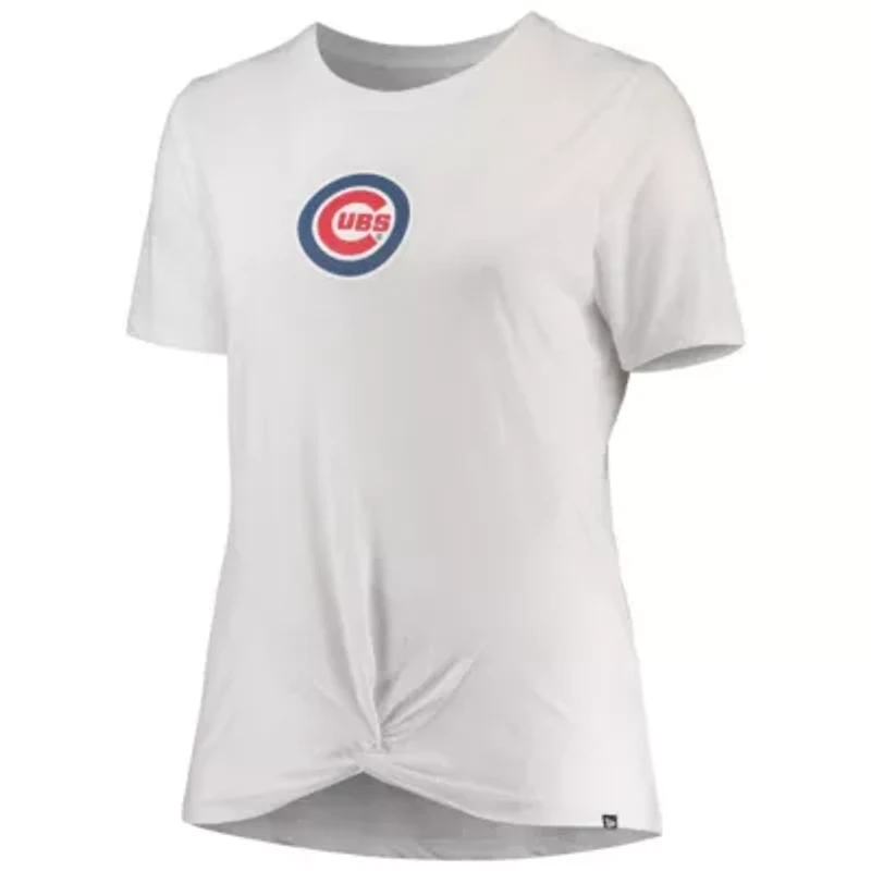 MLB Chicago Cubs Plus 2-Hit Front Knot T-Shirt