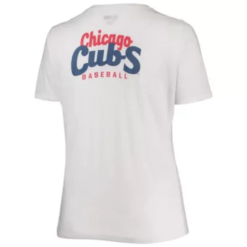 MLB Chicago Cubs Plus 2-Hit Front Knot T-Shirt