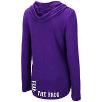 NCAA TCU Horned Frogs My Lover Lightweight Hooded Long Sleeve T-Shirt