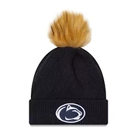 NCAA Penn State Nittany Lions Snowy Cuffed Knit Hat with Pom