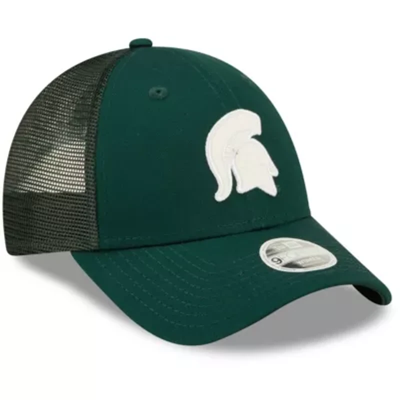 NCAA Michigan State Spartans 9FORTY Logo Spark Trucker Snapback Hat