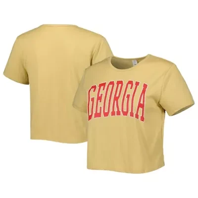 NCAA Georgia Bulldogs Core Fashion Cropped T-Shirt