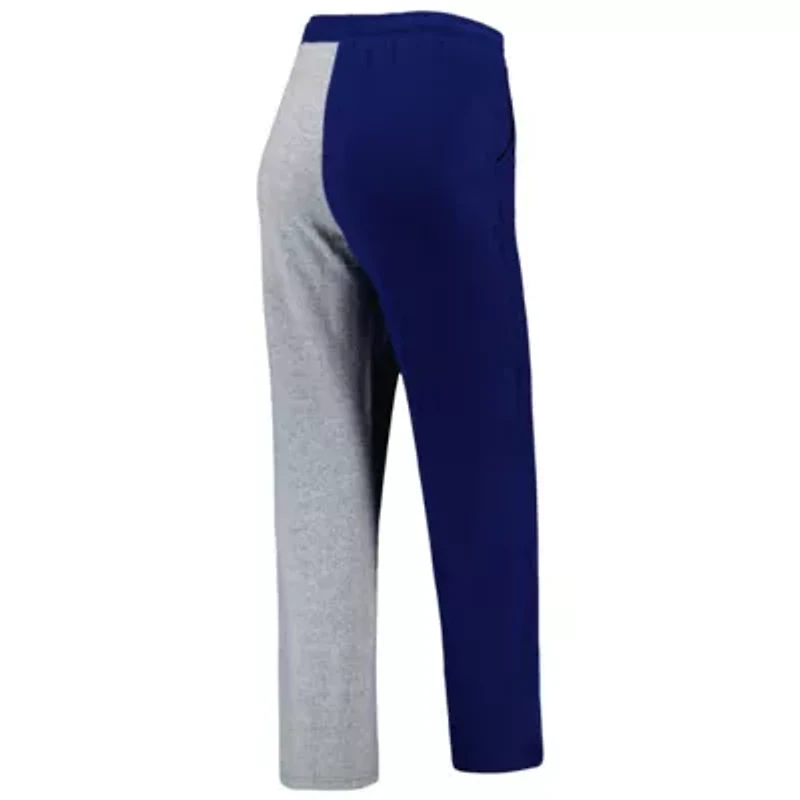 NCAA Navy/Gray North Carolina Tar Heels Colorblock Cozy Tri-Blend Lounge Pants