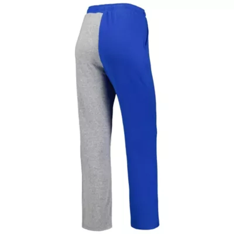 NCAA Royal/Gray Kentucky Wildcats Colorblock Cozy Tri-Blend Lounge Pants