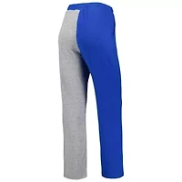 NCAA Royal/Gray Kentucky Wildcats Colorblock Cozy Tri-Blend Lounge Pants
