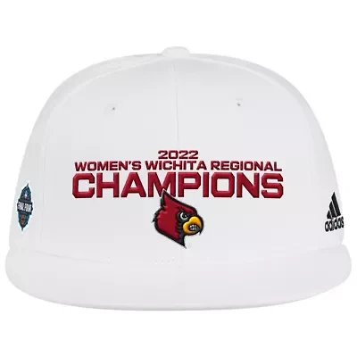 NCAA Louisville Cardinals 2022 NCAA Basketball Tournament March Madness Final Four Regional s Locker Room Adjustable Hat