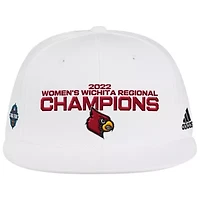 NCAA Louisville Cardinals 2022 NCAA Basketball Tournament March Madness Final Four Regional s Locker Room Adjustable Hat