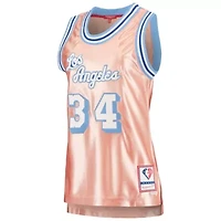 NBA Shaquille O'Neal Los Angeles Lakers 75th Anniversary Rose 1996 Swingman Jersey