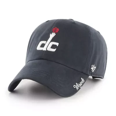 NBA Washington Wizards Miata Clean Up Logo Adjustable Hat