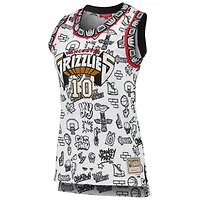 Hardwood Classic Teams Mike Bibby Vancouver Grizzlies 1998 Doodle Swingman Jersey