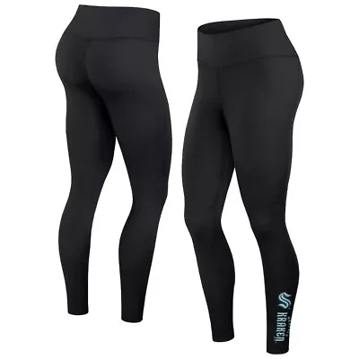 NHL Fanatics Seattle Kraken Wordmark Stacked Leggings