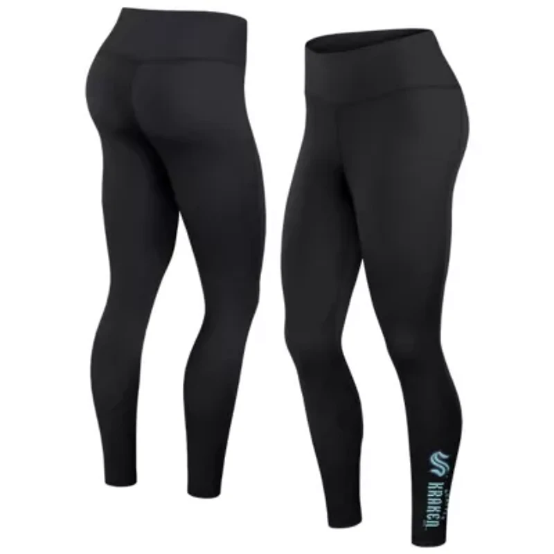 NHL Fanatics Seattle Kraken Wordmark Stacked Leggings