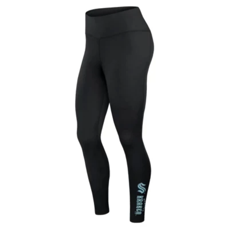 NHL Fanatics Seattle Kraken Wordmark Stacked Leggings