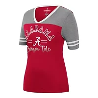 Alabama Crimson Tide NCAA There You Are V-Neck T-Shirt