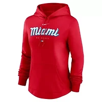 MLB Nike Miami Marlins City Connect Pregame Performance Pullover Hoodie