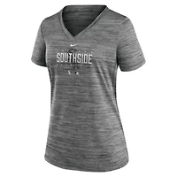 Chicago White Sox MLB Nike City Connect Velocity Practice Performance V-Neck T-Shirt