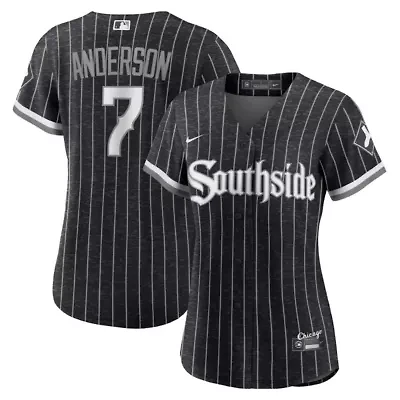 Chicago White Sox MLB Nike Tim Anderson City Connect Replica Player Jersey