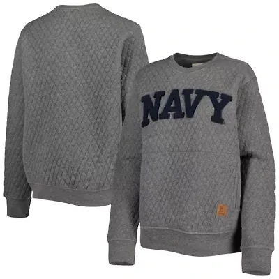 Navy Midshipmen NCAA Moose Quilted Pullover Sweatshirt