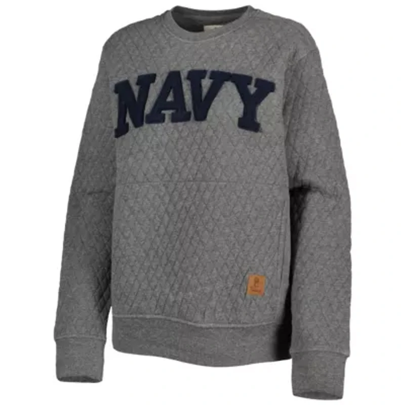 Navy Midshipmen NCAA Moose Quilted Pullover Sweatshirt