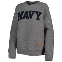 Navy Midshipmen NCAA Moose Quilted Pullover Sweatshirt