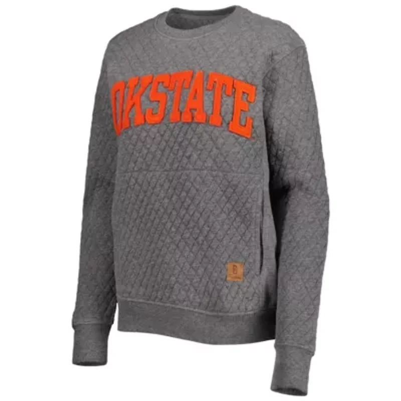 NCAA Oklahoma State Cowboys Moose Quilted Pullover Sweatshirt