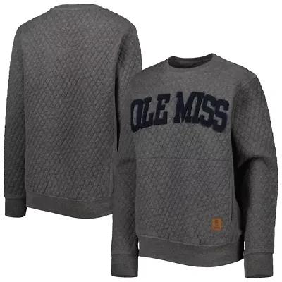 NCAA Ole Miss Rebels Moose Quilted Pullover Sweatshirt