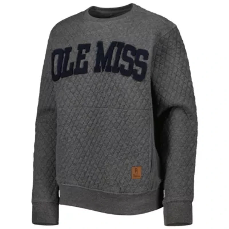 NCAA Ole Miss Rebels Moose Quilted Pullover Sweatshirt
