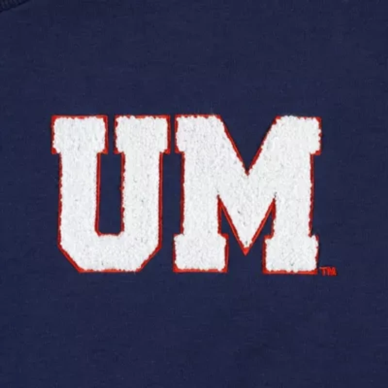 NCAA Ole Miss Rebels Back To Reality Colorblock Pullover Sweatshirt