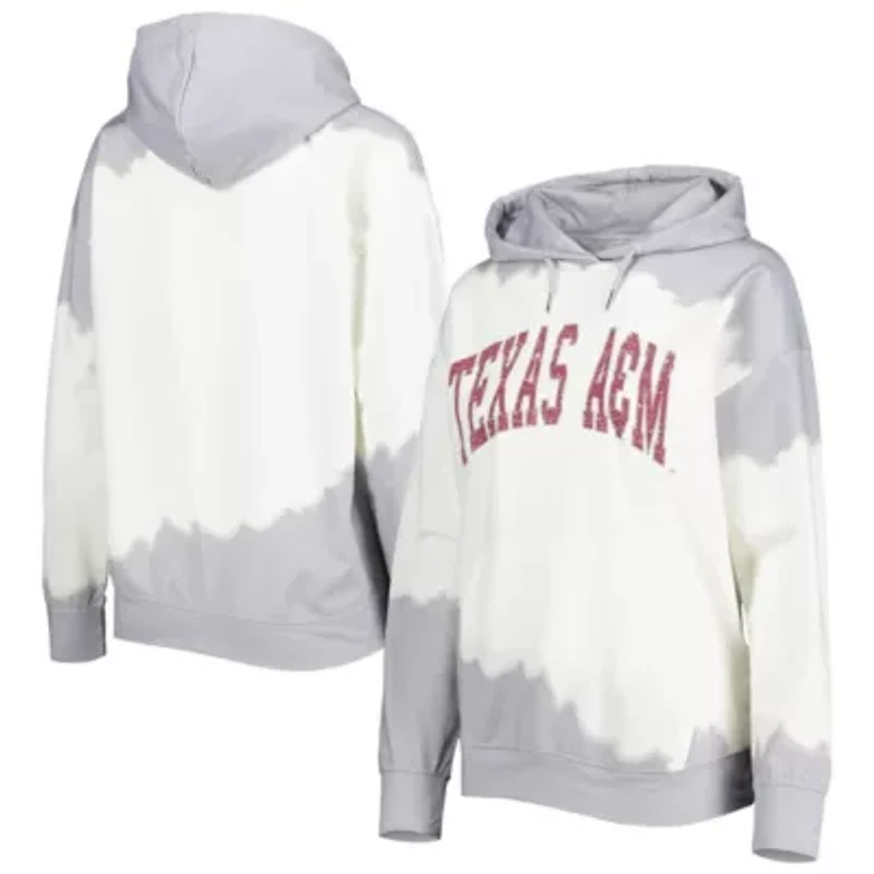 NCAA Texas A&M Aggies For the Fun Double Dip-Dyed Pullover Hoodie