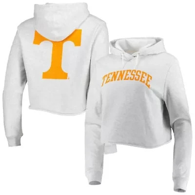 NCAA Tennessee Volunteers 2-Hit 1636 Cropped Pullover Hoodie